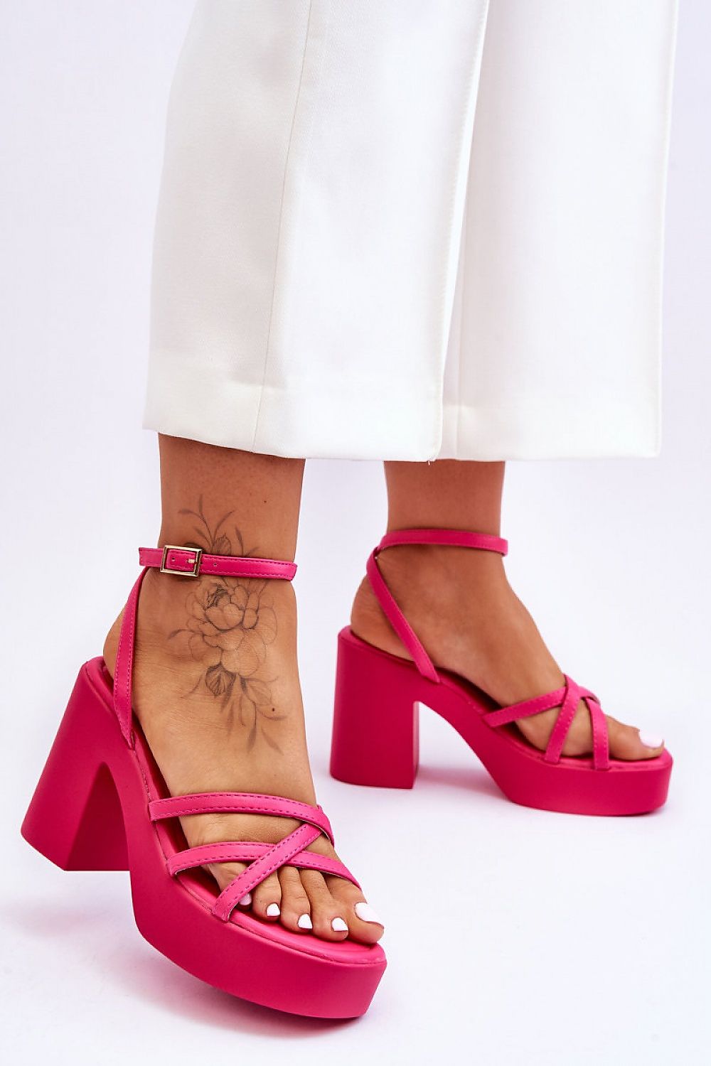 Heel sandals model 180544